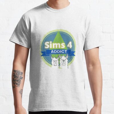 ssrcoclassic teemensfafafaca443f4786front altsquare product1000x1000.u1 5 - The Sims Merch