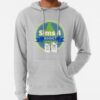 ssrcolightweight hoodiemensheather greyfrontsquare productx1000 bgf8f8f8 12 - The Sims Merch