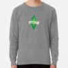 ssrcolightweight sweatshirtmensheather grey lightweight raglan sweatshirtfrontsquare productx1000 bgf8f8f8 2 - The Sims Merch