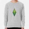 ssrcolightweight sweatshirtmensheather greyfrontsquare productx1000 bgf8f8f8 - The Sims Merch