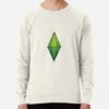 ssrcolightweight sweatshirtmensoatmeal heatherfrontsquare productx1000 bgf8f8f8 - The Sims Merch